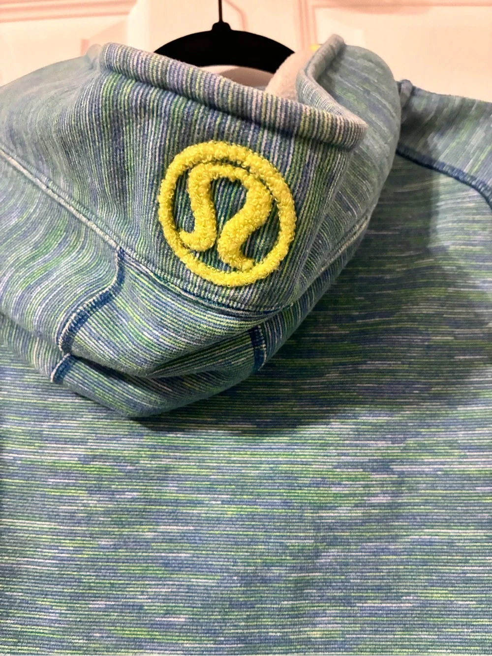 Lululemon Scuba Hoodie Wee Are From Space Printed Polar Cream Clarity Yellow Sz8